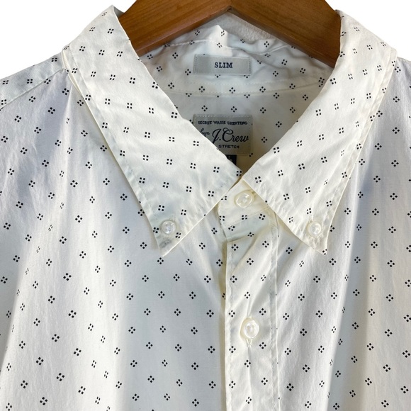 J. Crew "Secret Wash Shirting" Yellow Button Down Long Sleeve Shirt in Size XXL - Picture 6 of 14